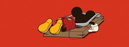 Mickey Mousetrap Facebook Covers
